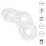 Набор эрекционных колец Silicone Set Of 3 Stacker Rings, прозрачный - Фото №3