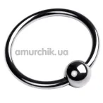 Кільце на головку члена Toyfa Metal Ring, срібне - Фото №1