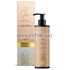 Массажный лубрикант BodyGliss Pure Silicone Strawberry & Champagne - клубника и шампанское, 150 мл - Фото №1