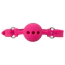 Кляп DS Fetish Silicone Smooth Ball Gag M, рожевий - Фото №3