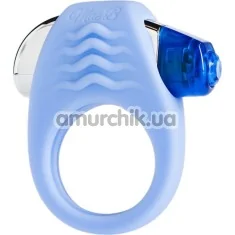 Віброкільце Mae B Lovely Vibes Stylish Soft Touch C-Ring, блакитне - Фото №1