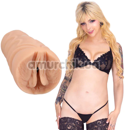 Искусственная вагина Signature Strokers Kiley Corrupt Pocket Pussy, телесная
