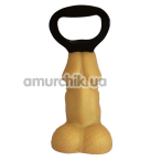 Открывашка в виде пениса Diverty Sex Penis, золотая - Фото №1