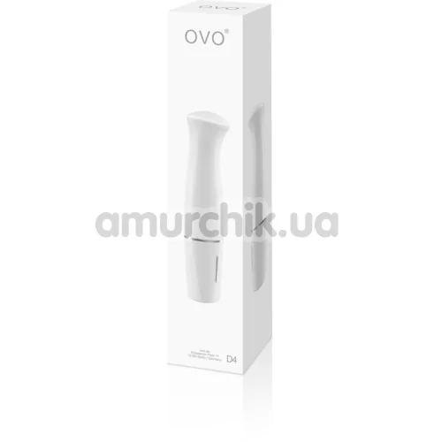 Вібратор для точки G OVO D4, білий