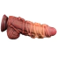 Фалоімітатор Dual-Layered Silicone Nature Cock LV411071, коричневий - Фото №5
