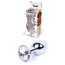 Анальная пробка с прозрачным кристаллом Exclusivity Jewellery Silver Plug, серебряная - Фото №6