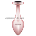 Анальна пробка Rosy Gold Nouveau Butt Plug, рожева - Фото №1