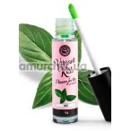Блеск для губ с эффектом вибрации Secret Play Vibrant Kiss Pleasure For Two Lip Gloss Mint - мята, 6 мл - Фото №1