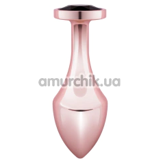 Анальная пробка Rosy Gold Nouveau Butt Plug, розовая - Фото №1