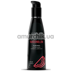 Оральный лубрикант Wicked Aqua Watermelon - арбуз, 120 мл - Фото №1