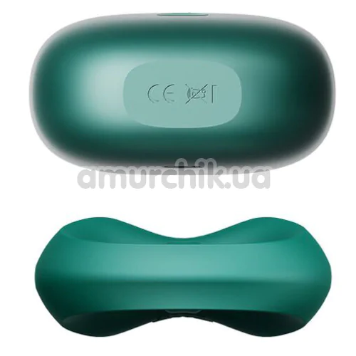 Виброкольцо для члена Zalo Apis, зеленое