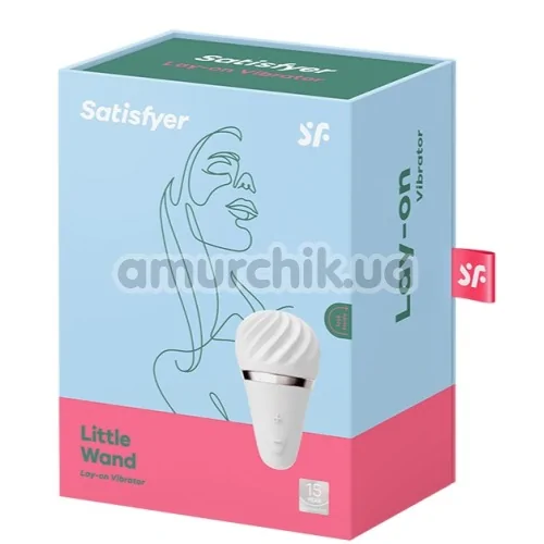 Кліторальний вібратор Satisfyer Little Wand, білий