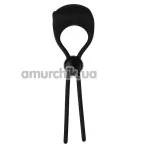 Виброкольцо GK Power O Ring Tie, черное - Фото №1