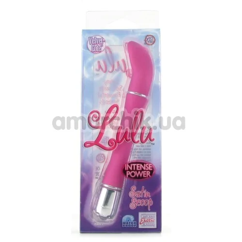 Вібратор для точки G Lulu Satin Scoop, рожевий