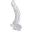 Фаллоимитатор King Cock Clear 7.5 Cock With Balls, прозрачный - Фото №1