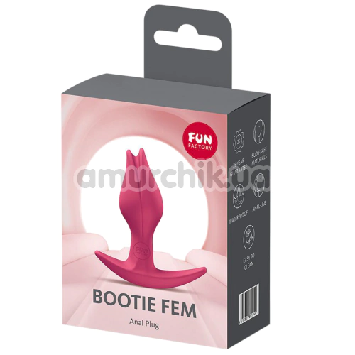 Анальна пробка Fun Factory Bootie Fem, рожева