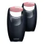 Роликовий масажер для обличчя Geske Rose Quartz Roller 5 in 1, чорний - Фото №4