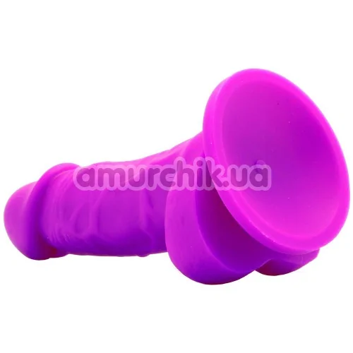 Фаллоимитатор Colours Pleasures 4, фиолетовый