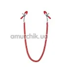 Зажимы для сосков Feral Feelings Nipple Clamps Classic, красные - Фото №1