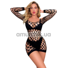 Платье Star Night Net Summer Mini Dress, черное - Фото №1