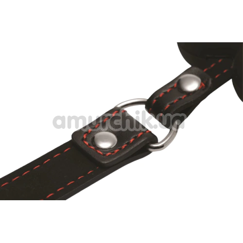 Кляп Master Series Hound Adjustable Dog Bone Gag, чорний