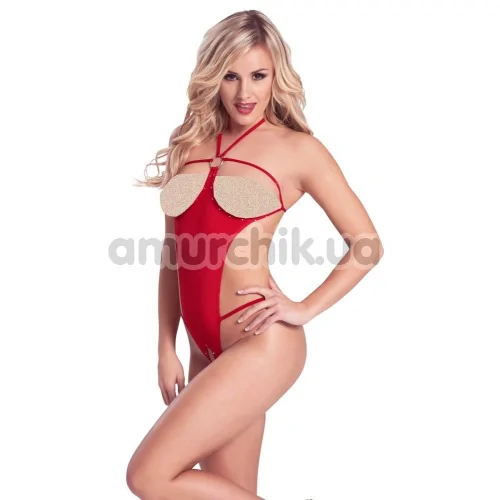 Боді Crotchless Body, червоне