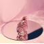 Анальна пробка Glaze Glass Rosebud Beaded Plug 5.5, рожева - Фото №11