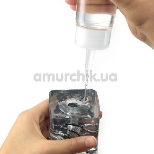 Мастурбатор Tenga Crysta Block, прозрачный