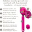 Звукова щітка для тіла Geske Sonic LED Full-Body Brush 9 in 1, яскраво-рожева - Фото №6