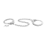 Фиксаторы для ног Fetish Tentation Enjoy Pain Adjustable Metal Ankle Cuffs, серебряные - Фото №3