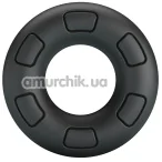 Эрекционное кольцо Crazy Bull Super Soft Silicone Bertram, черное - Фото №1