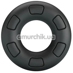 Эрекционное кольцо Crazy Bull Super Soft Silicone Bertram, черное - Фото №1
