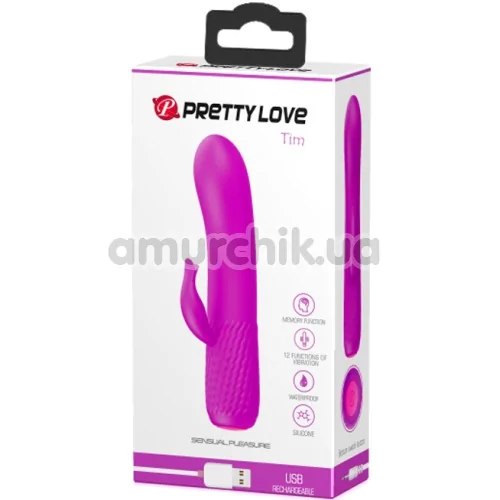 Вибратор Pretty Love Tim 014606, фиолетовый