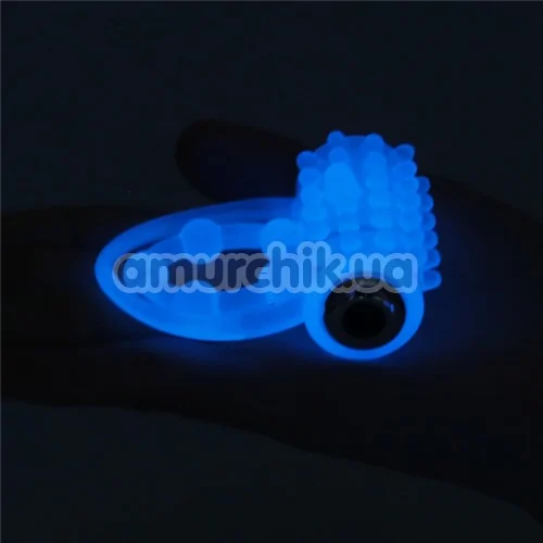 Виброкольцо для члена Lumino Play Vibrating Penis Ring LV343216, светящееся в темноте