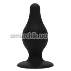 Анальная пробка SilexD Premium Silicone Plug Model 2 Size M, черная - Фото №1