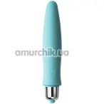 Клиторальный вибратор Rocks-Off 7-speed Kama Discrete Pleasure, бирюзовый - Фото №1