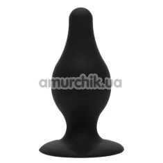 Анальная пробка SilexD Premium Silicone Plug Model 2 Size M, черная - Фото №1