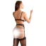 Комплект Abierta Fina Pearl Bra Suspender And String, черный: бюстгальтер + пояс для чулок + трусики-стринги - Фото №2