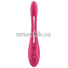 Вибратор Satisfyer Elastic Game Battery Powered, бордовый - Фото №1