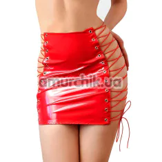 Спідниця вінілова Art of Sex Molly Lacquered, червона - Фото №1