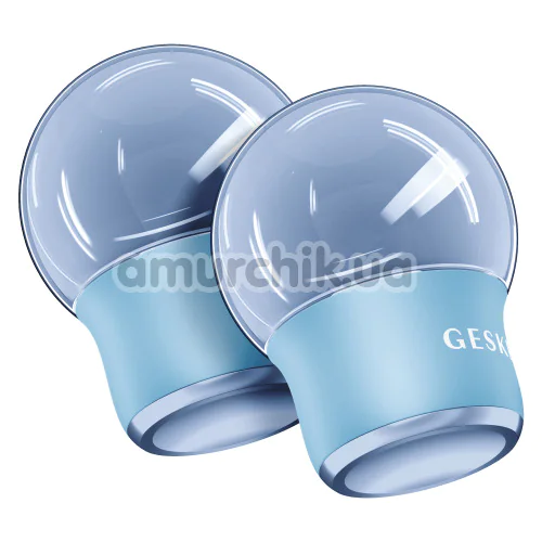 Масажер для обличчя та тіла Geske Cool & Warm Face and Body Massager 7 in 1, блакитний