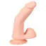 Вібратор Nature Skin Bendable RC Vibrator With Balls, тілесний - Фото №2