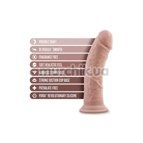 Фаллоимитатор Dr. Skin Silicone Dr. Shepherd 8, телесный