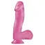 Фаллоимитатор Basix Rubber Works Dong with Suction Cup, 16.5 см розовый - Фото №1