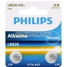 Батарейки Philips Alkaline LR626 (AG4), 2 шт - Фото №1