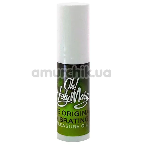 Возбуждающее масло с эффектом вибрации Oh! Holy Mary The Original Vibrating Pleasure Oil, 6 мл - Фото №1