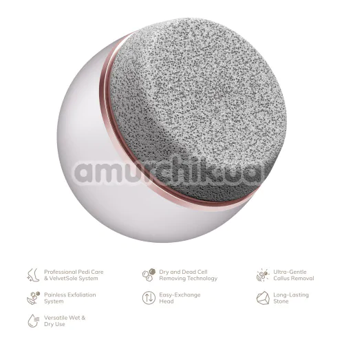 Шліфувальна пилка для стоп Geske Pumice Stone Callus Remover 7 in 1, кремова
