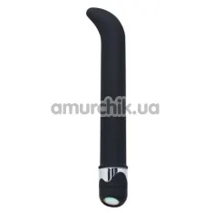 Вібратор для точки G Exquisite Vibe With Big Diamond 20 см, чорний - Фото №1