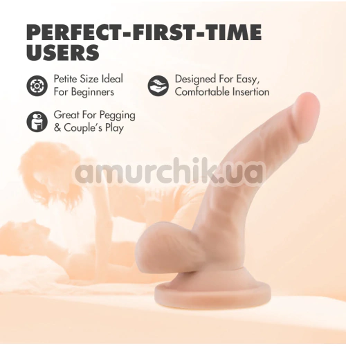 Фаллоимитатор Dr. Skin Mini Cock 4, телесный