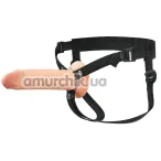 Полый страпон Fantasy X-tensions Elite Hollow Silicone Strap-On 8, телесный - Фото №1